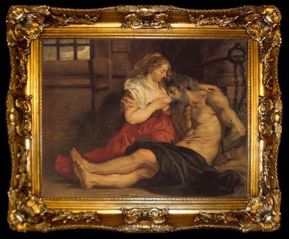 framed  Peter Paul Rubens A Roman Woman